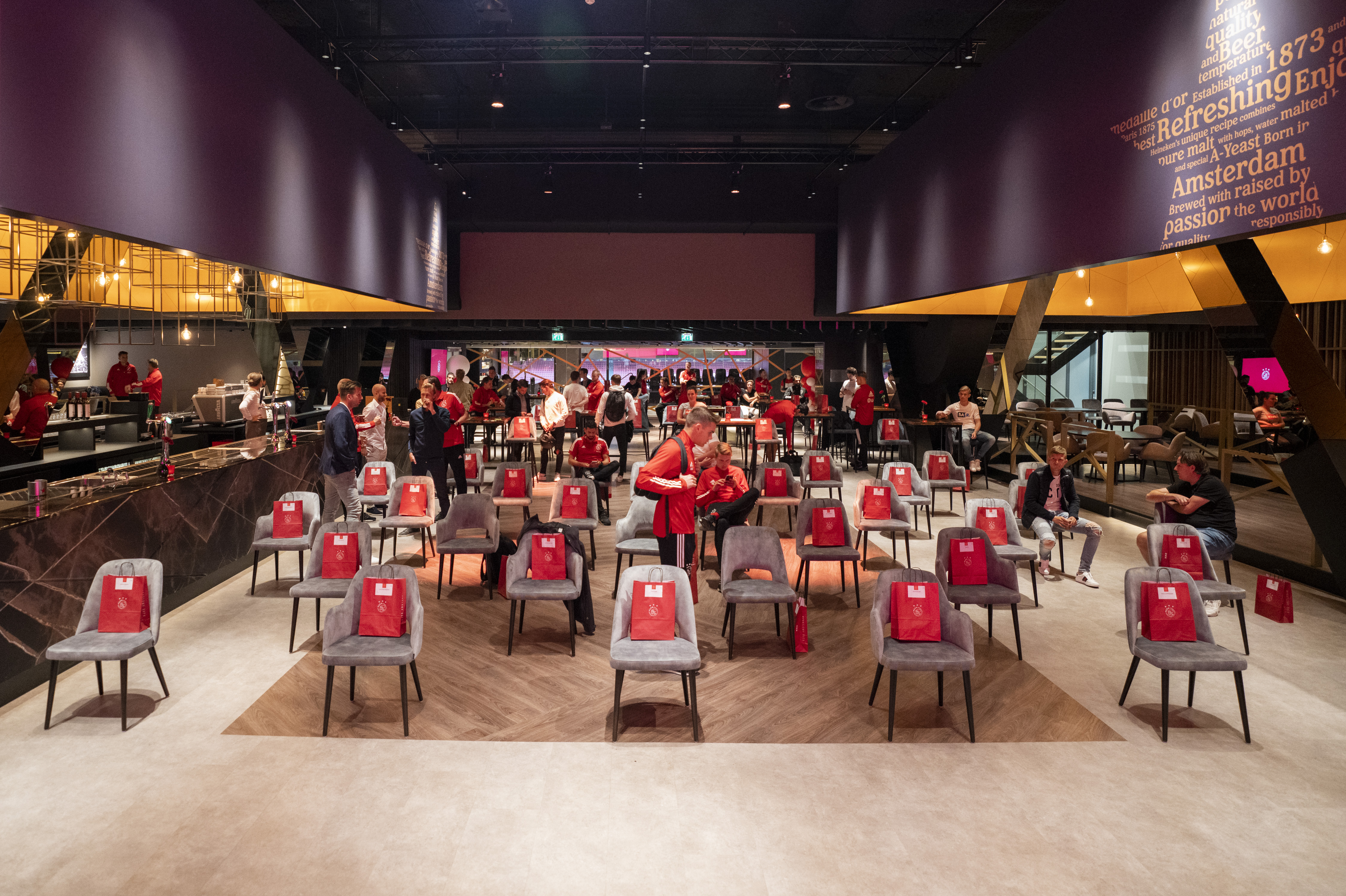 De Athene-zaal in de Johan Cruijff Arena afgelopen maandagavond.